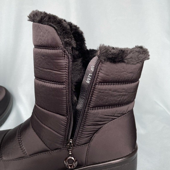 Black Fur Booties - Picture 3 of 4